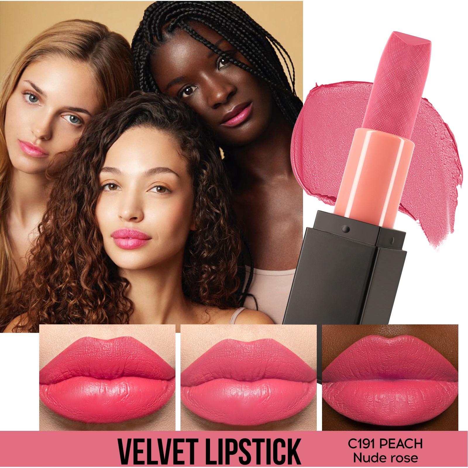 

6-цветная помада European And American Velvet Natural Nude Lipstick One Size