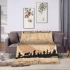 L-Lords Of The R-Rings  Blanket  Warm Soft Novelty Plush Throw Blanket For Home Decor Picnic Flannel Bedspread Bed Cover