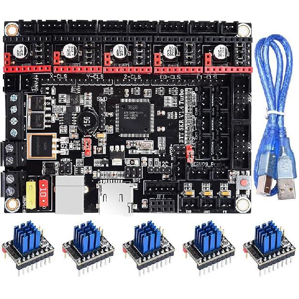 BIGTREETECH SKR V1.4 Turbo 32bit Control Board DIY for Most FDM 3D Priners Mainbaord Compatible TFT Series Touch Screen/ 12864LCD Support