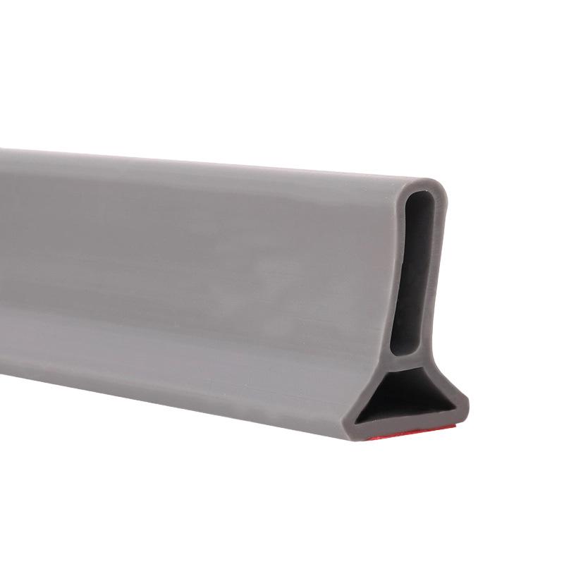 Silicone Water Barrier Strip for Bathroom, Toilet, and Stove Gaps