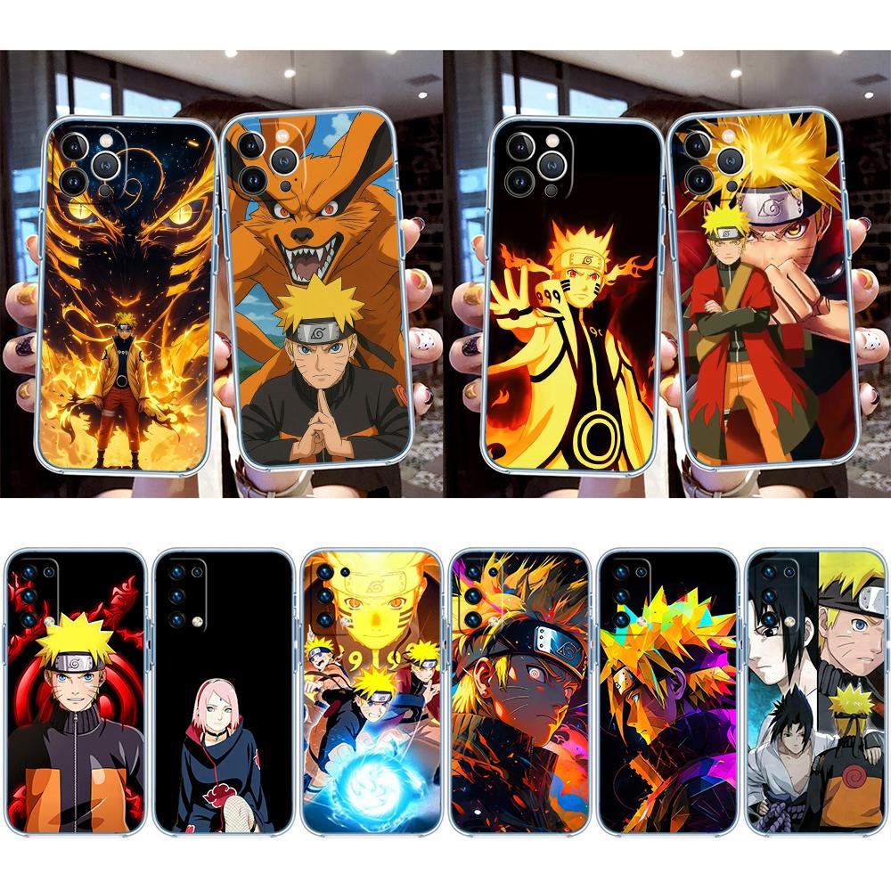 RA29 Naruto Uzumaki Transparent Phone Case for Motorola Moto Edge 20 30 40 50 S30 Fusion Ultra Pro Neo Lite + G200 G23