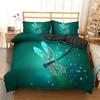 Dragonfly Printed Duvet Set Insect Animal Bedding Set For Bedroom Room Decoration Kit