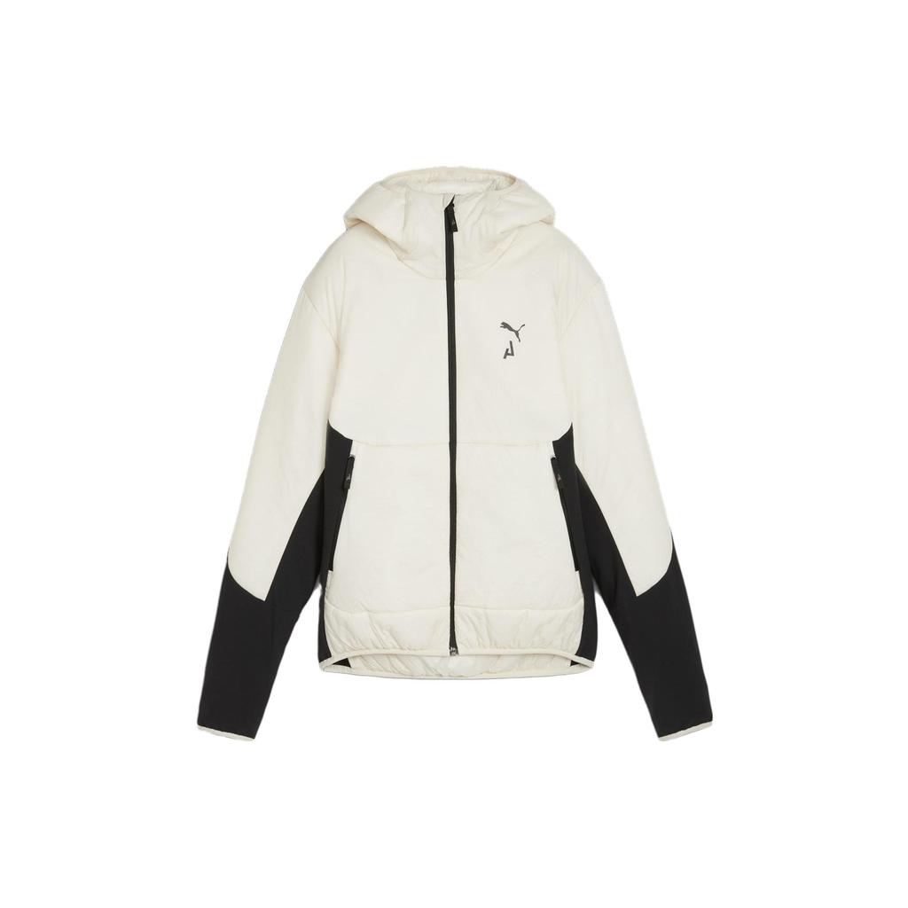 Puma Seasons Hybrid Primaloft Jacket Color Block Casual Hooded Long Sleeve Coat Women Jackets High-Mountain-Snow 524119-87
