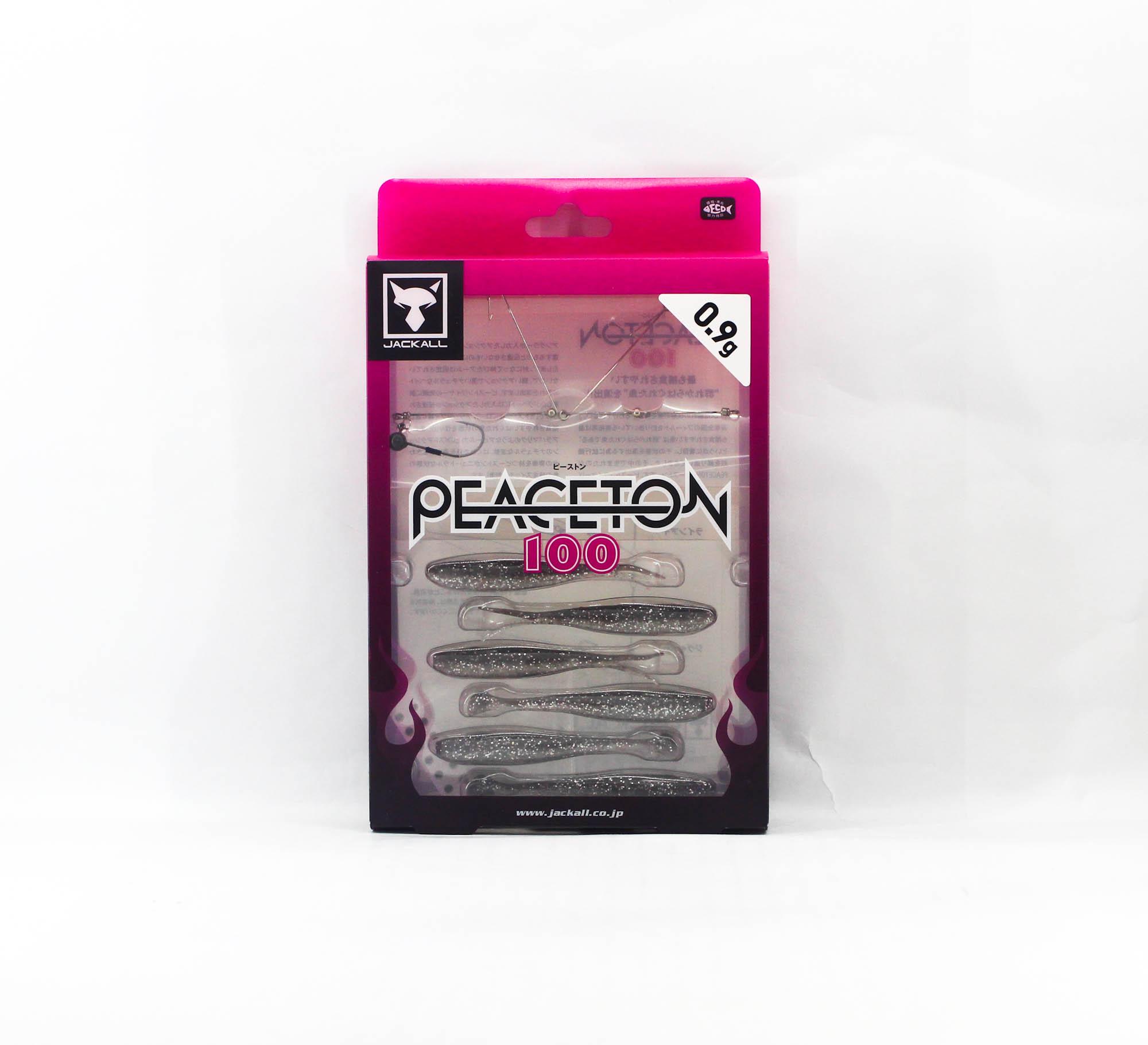 Jackall Мягкая приманка Peaceton 100 мм 0,9 грамма Maruhata Delicious Silver (8257)