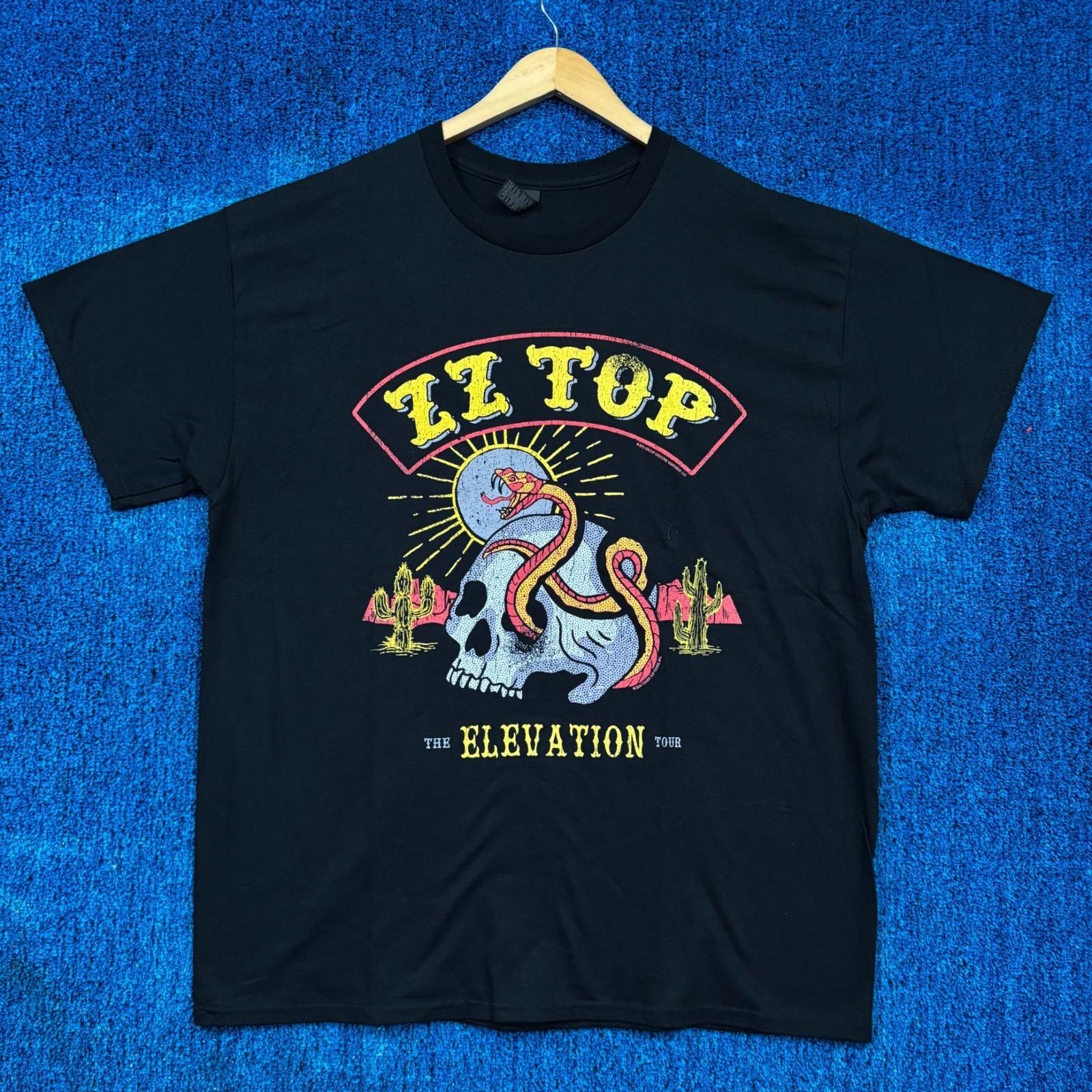 ZZ Top “The Elevation Tour” Graphic T-Shirt Size XL S
