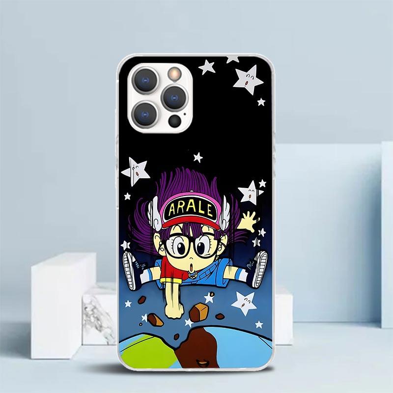Arale Dr Slump Phone Case For IPhone 16 17 Air 16E 15 14 Plus 13 Mini 12 11 Pro Max 7 8 + SE 2020 Soft TPU Back Cover 16 17 Air