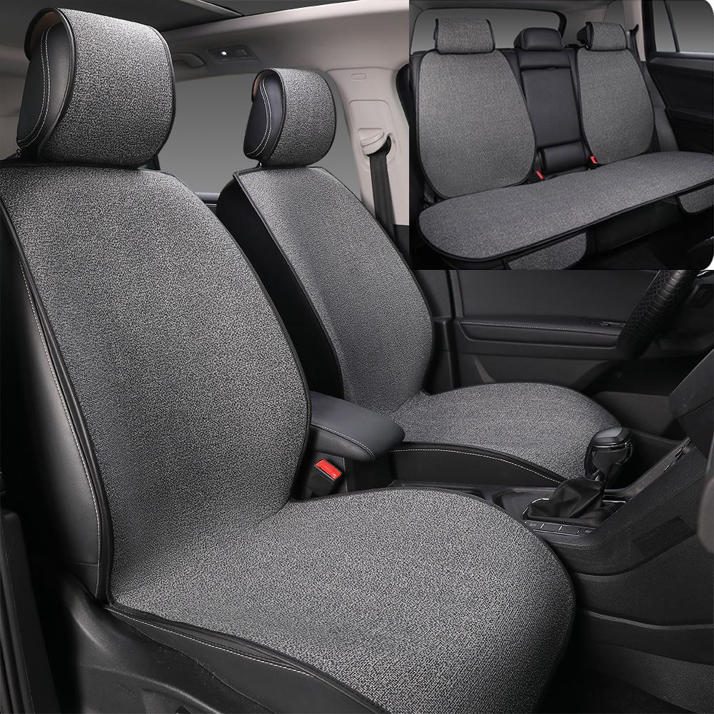 Universal Cotton Linen Car Seat Cushion for Buick Excelle, Regal, LaCrosse, Excelle GT, Encore - All Seasons.