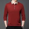 Men S Short Sleeve Loose Fit Solid Color Polo Shirt