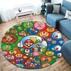 Super Mario Round Area Rug Carpet Rug For Living Room Bedroom Sofa Playroom Decor Nonslip Floor Mat