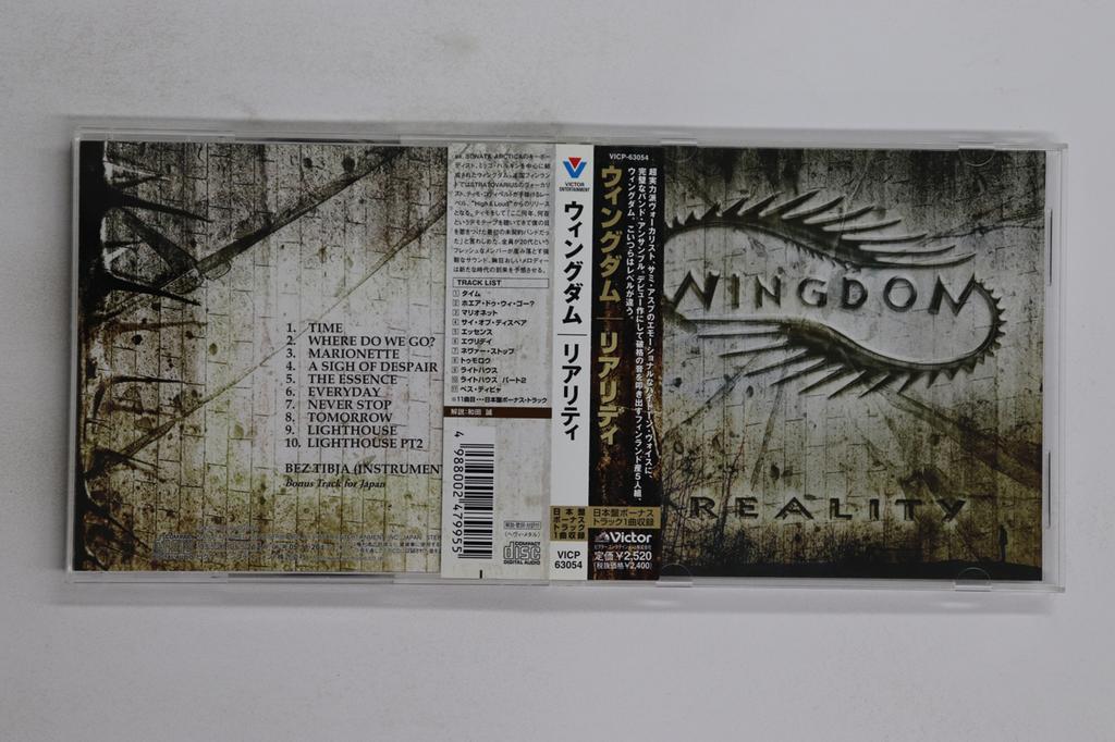 CD WINGDOM - Reality VICP63054 VICTOR 2005 Japan Obi Metal Used