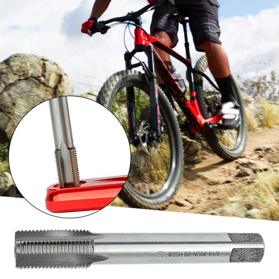 Bike Crank Pedal Thread Tap Universal Ergonomic Design High Strength Good Hardness Sharp