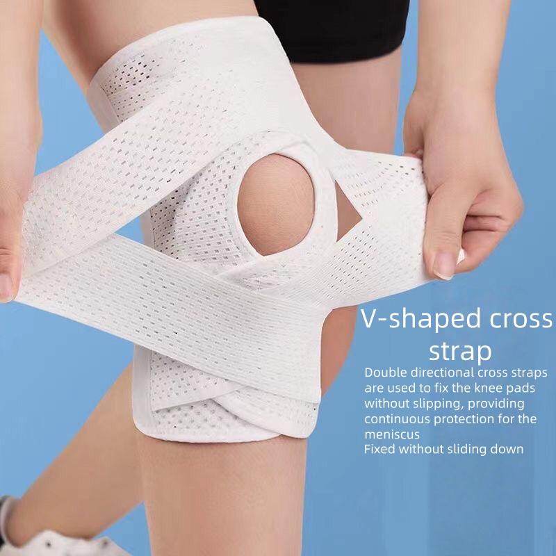 Ultra-Thin Fourth-Generation Meniscus Knee Pads for Men Women Basketball Football Sports Summer Outdoor Spandex Protection