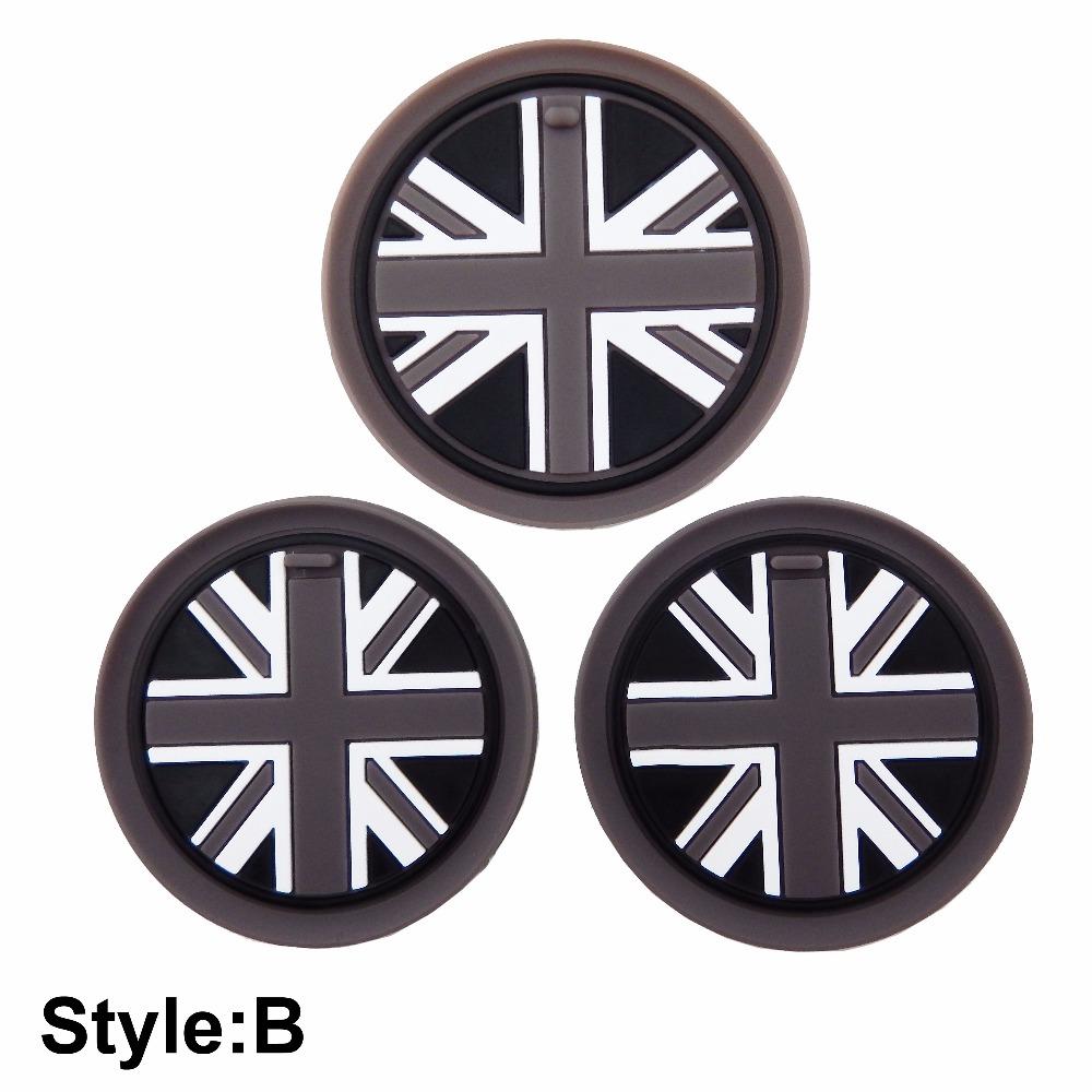 Anti-Slip Cup Mat For BMW MINI Cooper S R55 R56 R57 R58 Cup Holder Mat Shockproof Silica Gel Pad NOT FIT R55 R56 2014
