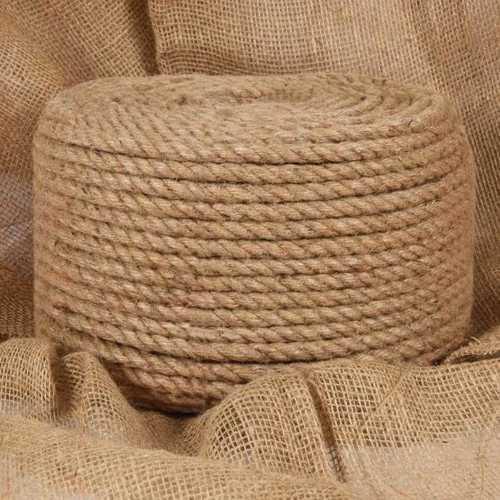 VidaXL Corde de jute 50 m de long 12 mm d'épaisseur 153754