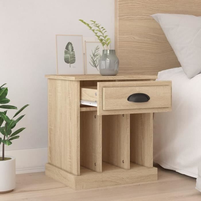 VidaXL Bedside Tables 2 Pcs Sonoma Oak 43x36x50 Cm 816351