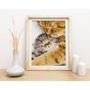 Kit de création d'œuvre d'art - Diamond Dotz - Tender Moments Maman chat - 13 facettes - Pour enfants