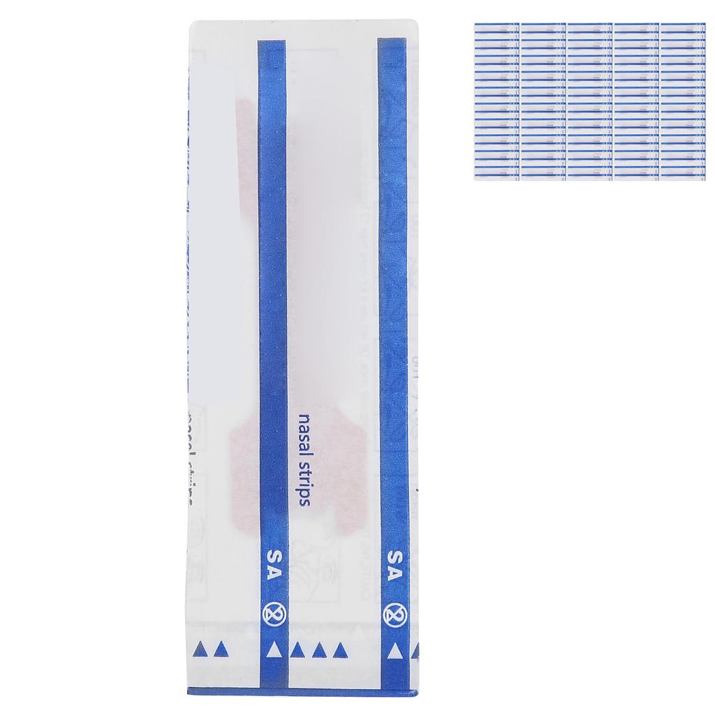 Einweg-Nasenpflaster zur Linderung von Verstopfung, Schnarchstopper, Atemhilfspflaster für guten Schlaf, 50 Stück