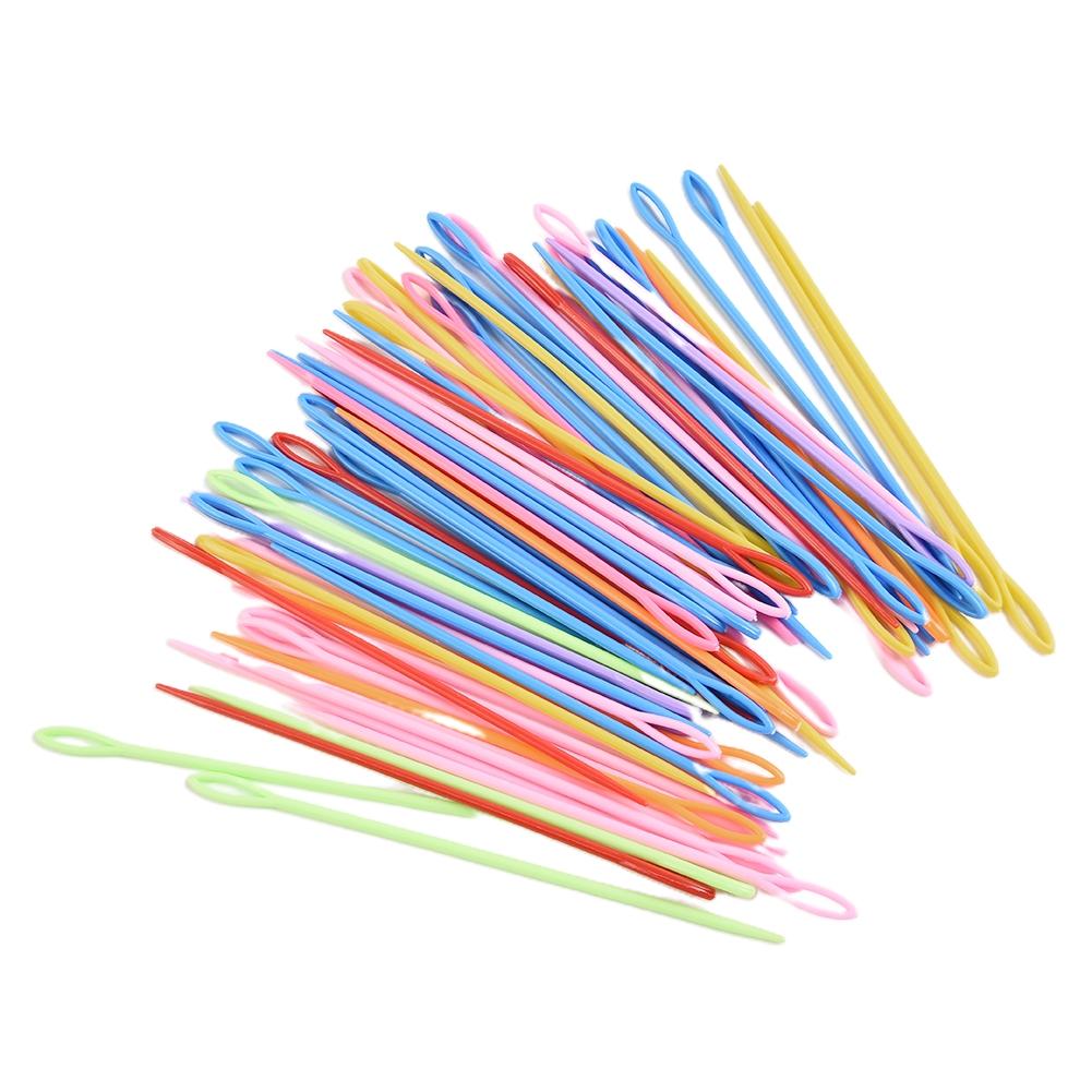 Sewing Needles Thread Wool 100 Pieces Craft DIY Embroidery Tapestry