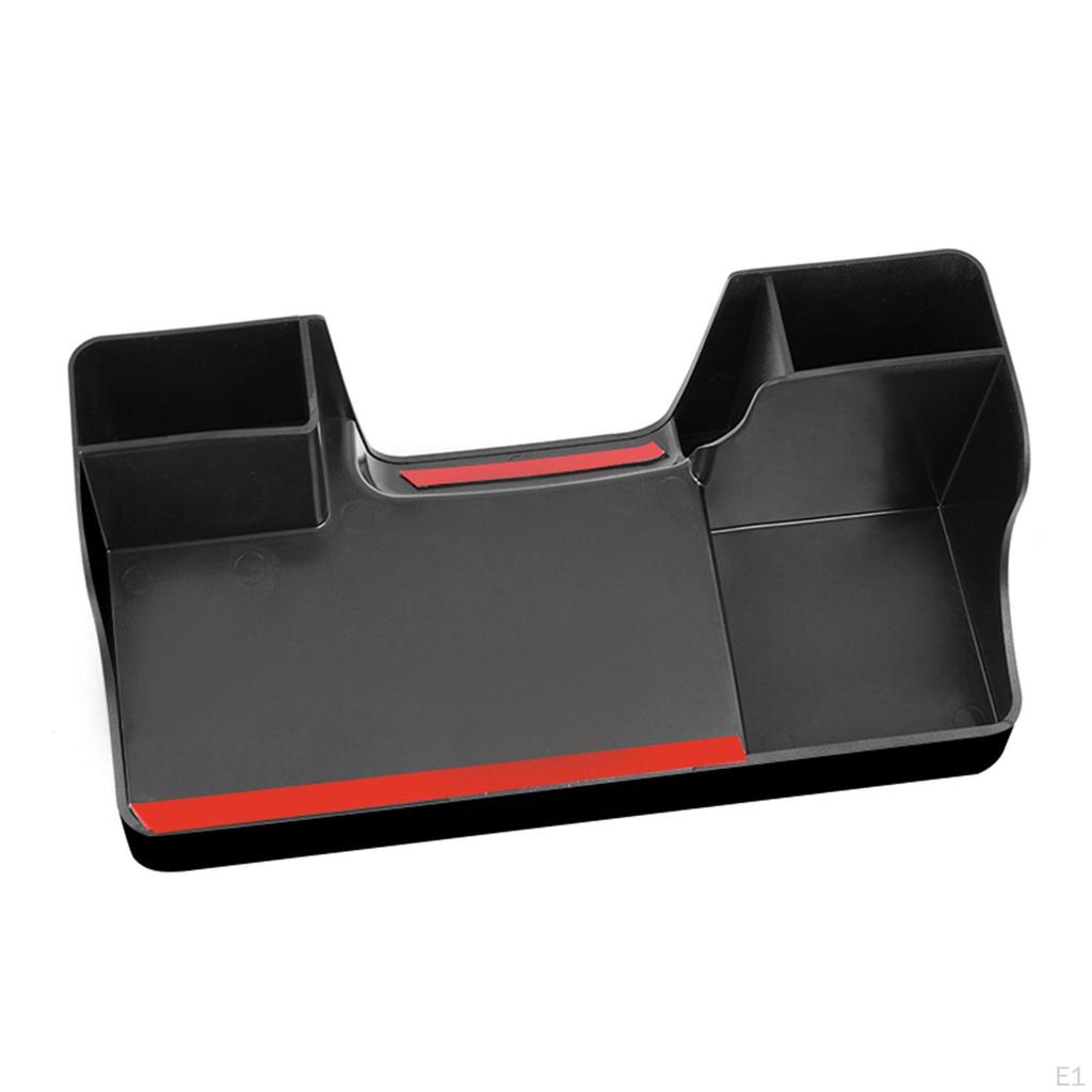 Navigation Screen Back Organizer Tray Easy Installation Car Dashboard Storage Box