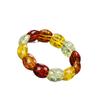 Handmade Colorful Ethnic Style Retro Natural Amber Beaded Bracelet