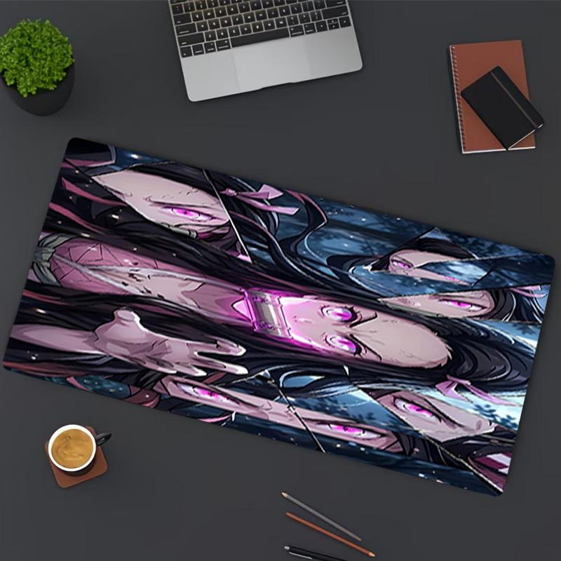 Demon Slayer Print Mouse Pad, for Keyboard Pad Laptop PC Mat for Office Home Use, Desk Decor, Perfect Birthday Gift for Gamers
