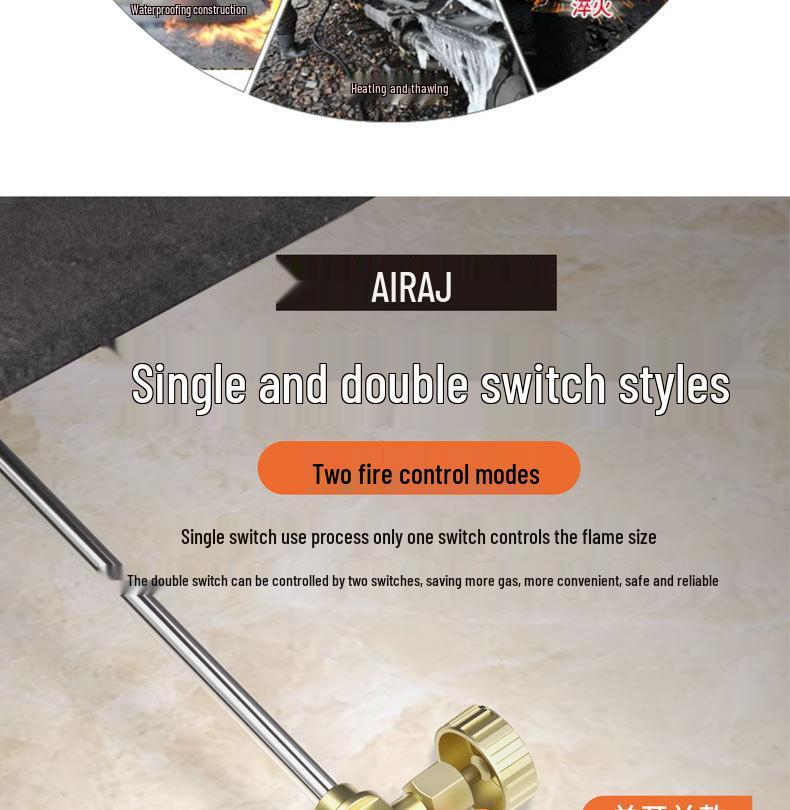 Liquefied Gas Torch for BBQ and Household Use - Arrizo