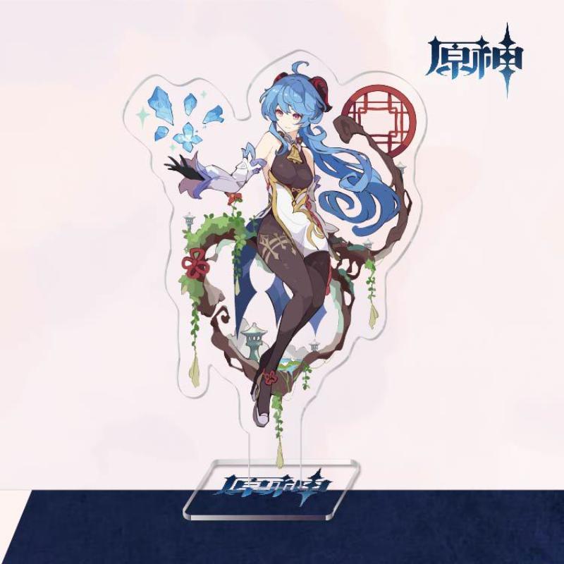 Anime Sexy Genshin Impact Figure Kaedehara Kazuha Kamisato Ayaka Xiao Hutao Acrylic Stand Model Plate Desk Decor Cosplay