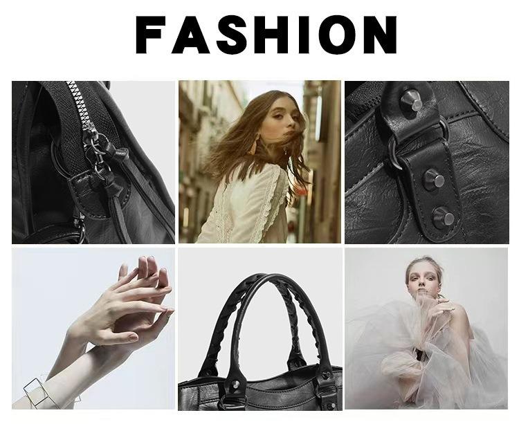 Damen Japanische & Koreanische Mode Handtasche - Vielseitige Tragetasche & Umhängetasche mit großem Fassungsvermögen