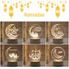 Eid Mubarak Ramadan Lamp  Eid Mubarak Decoration Ramadan Ornament Ramadan Led Bedroom Decoration