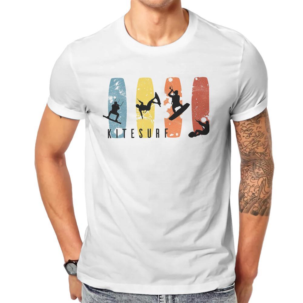 Kitesurfing Kiteboarding  Funny TShirt Simple and Leisure Personalize Mens TShirt Unisex Cotton  Oversized Top Tees