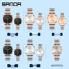 Sanda Waterproof Quartz Watches: Fashionable Unisex Casual and Commuting Couple's Wristwatches