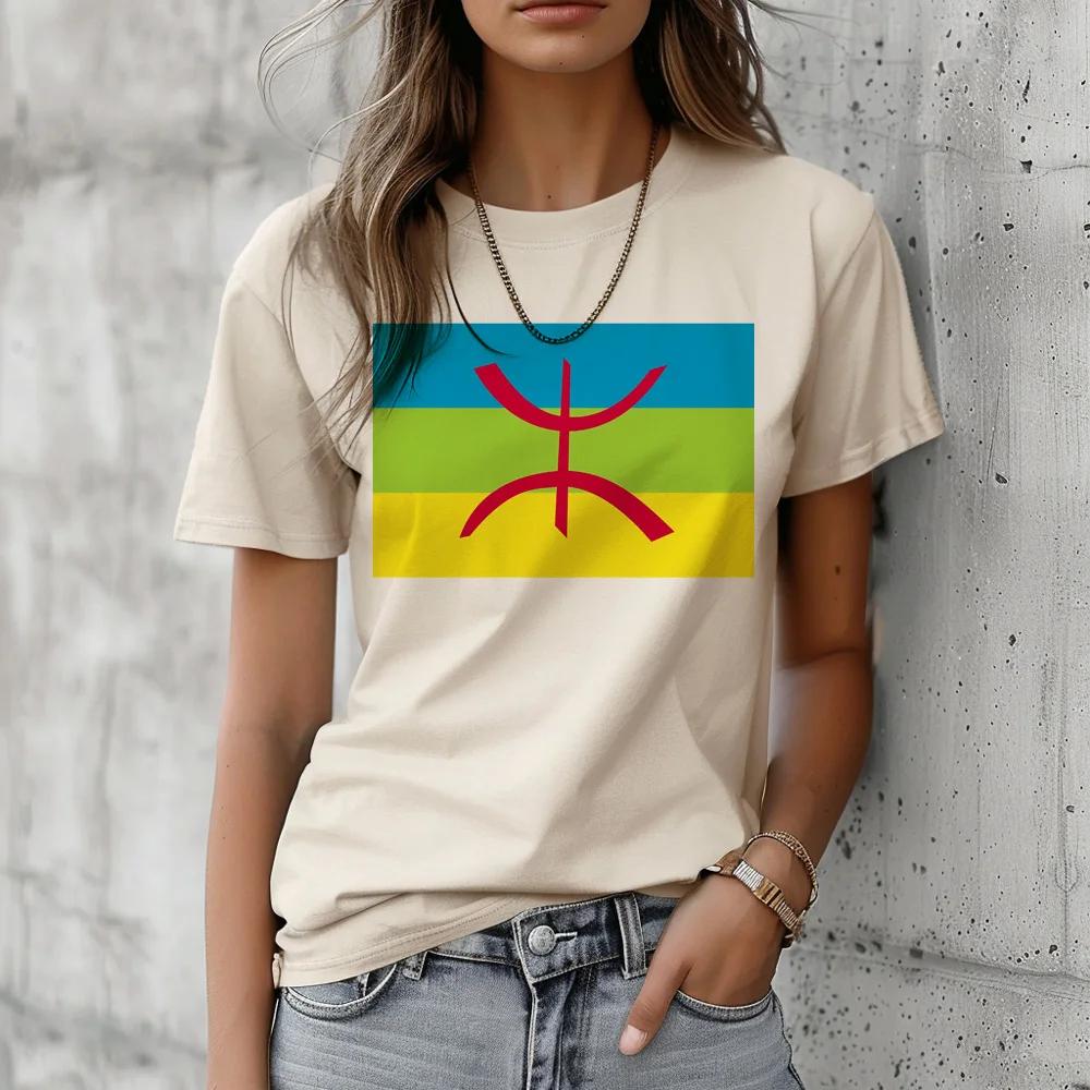 Amazigh Top Women Anime Graphic Funny T Shirt Female Funny Harajuku Clothing
