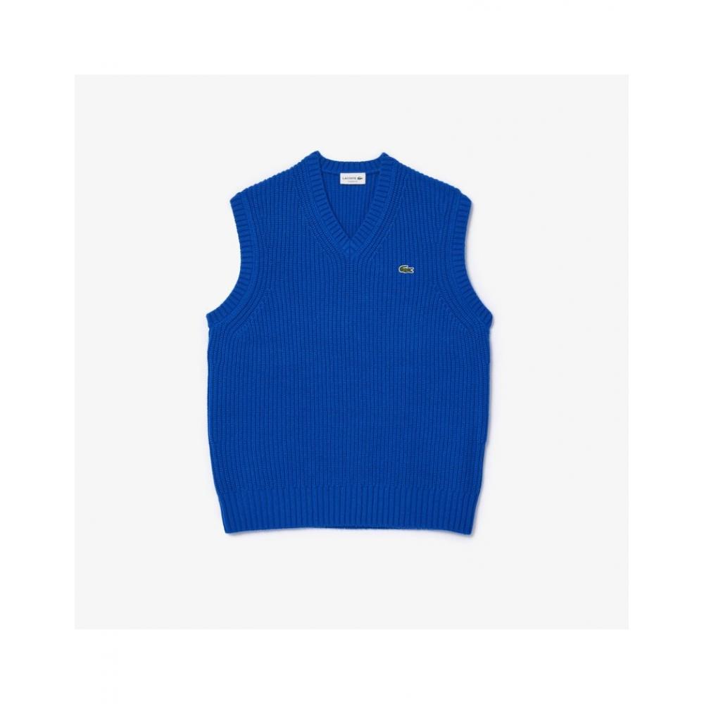 Lacoste Men S Rib tiSSue V Neck VeSt Ah3143 54n Hjm
