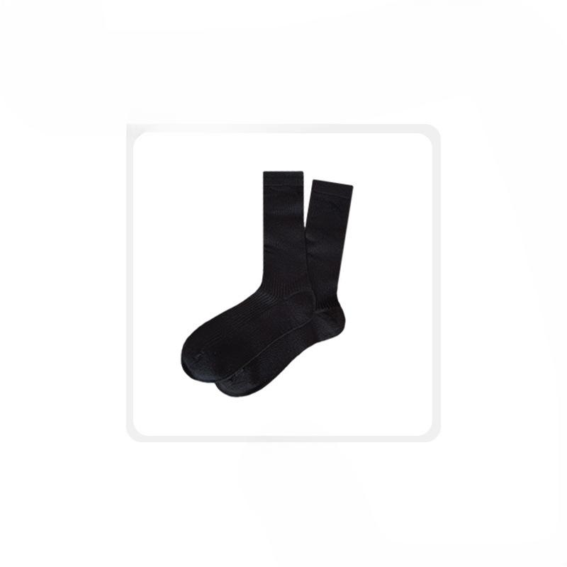 

Female Spring and Summer Thin Draw A Versatile Breathable Sweat Absorbing Solid Color Tube Stack Socks 1 pair
