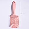Professional Curved Hairbrush Easy Detangling Vented Hair Styling Comb for Home Salon Use