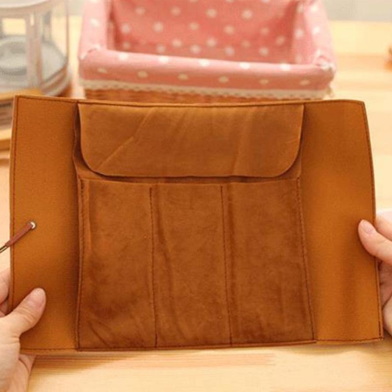 Durable and Stylish Roll-Up Leather Pencil Case with Vintage Buckle; Large Capacity Treasure Map School and Office Organizer