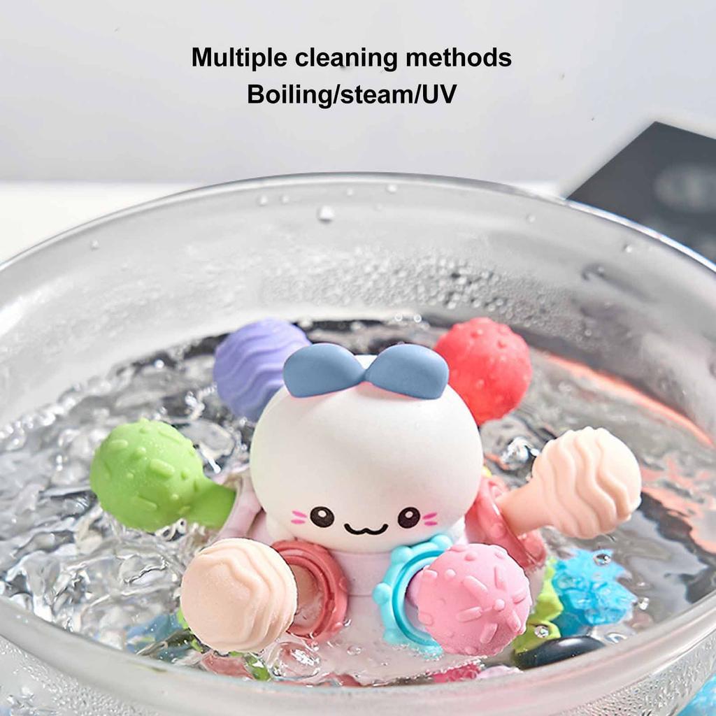 Jormftte Baby Sensory Toy, Silicone Teething Ball, Tactile Training Toy, 156g, Safe & Non-Toxic