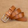 Belt Men'S First Layer Cowhide Tree Paste Leather Pin Buckle Men'S Belt Genuine Leather Retro Casual Pants With Men'S Models