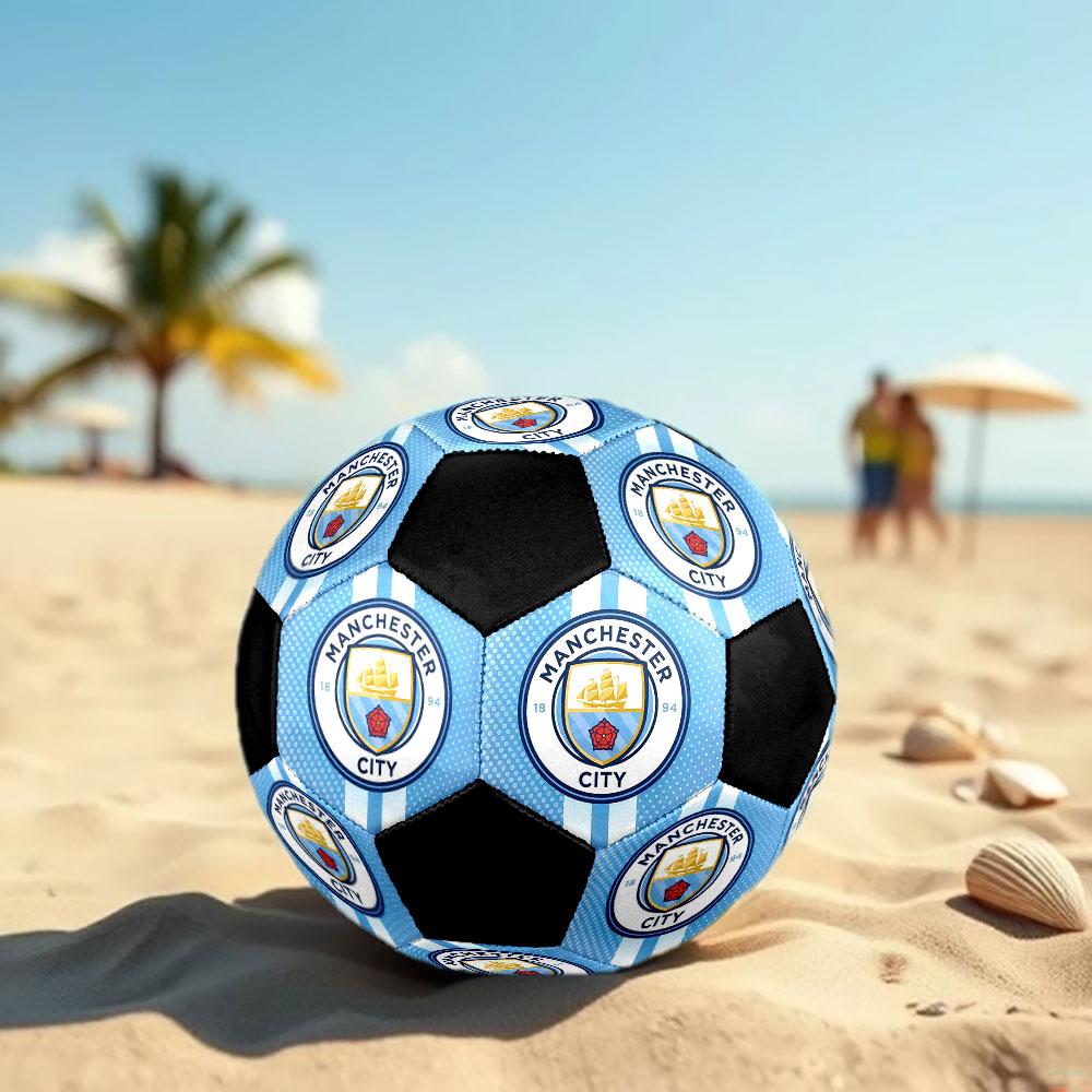 1pc Manchester City F.C Soccer Ball Size 5 Indoor Soccer Ball Fashion Colorful Backyard Game - Great For Sports Fans Gift HE43