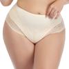 2Pcs Women Plus Size Elegant Panties Set Plus Solid Lace Elastic Breathable Briefs 2Pcs Set 2Xl-7Xl Shorts