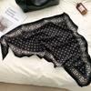 Cashew flower silk scarf new trend bag headscarf headband neck protector scarf scarf small shawl triangle scarf fart curtain