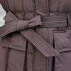 Fashion Woman Winter Long Coats Hooded Thick Warm Casual Winter Jacket Women's Parkas With Belt
