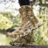 Botas masculinas de deserto Botas masculinas casuais para áreas externas de combate alto Plus Size Camuflagem Khaki Selva Sapatos de caminhada cross-country