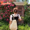 Summer Large Capacity Straw Bag Women Handmade Woven Totes Bag Bohemia Beach Handbag Travel Shoulder Bags Clutch Bolsa