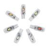 2 Pcs Strobe Flash T10 Led W5W 194 168 5Smd 2835 Turn Signal Bulb Car Interior Light Reading Door License Plate Wedge Lamp 12V