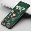 DT14 My Hero Academia Case for iPhone 16 15 Plus 14 13 12 11 Pro 8 7 6S 6 SE 5S X XR XS Max Realme C30 C33 C31 9I Huawei P30 Black Soft Cover