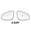 For TOYOTA YARIS 2012 - Car Rearview Mirror 87909-0D580 / 87908-0D590 Car High Quality Heated Mirror Glass