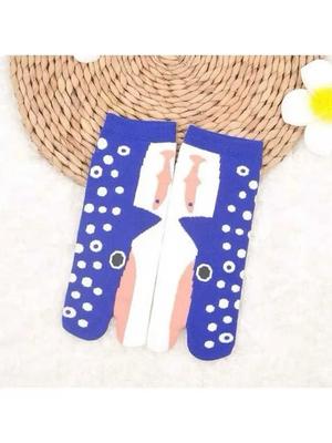 Cute And Quirky Split-toe Mid-calf Socks