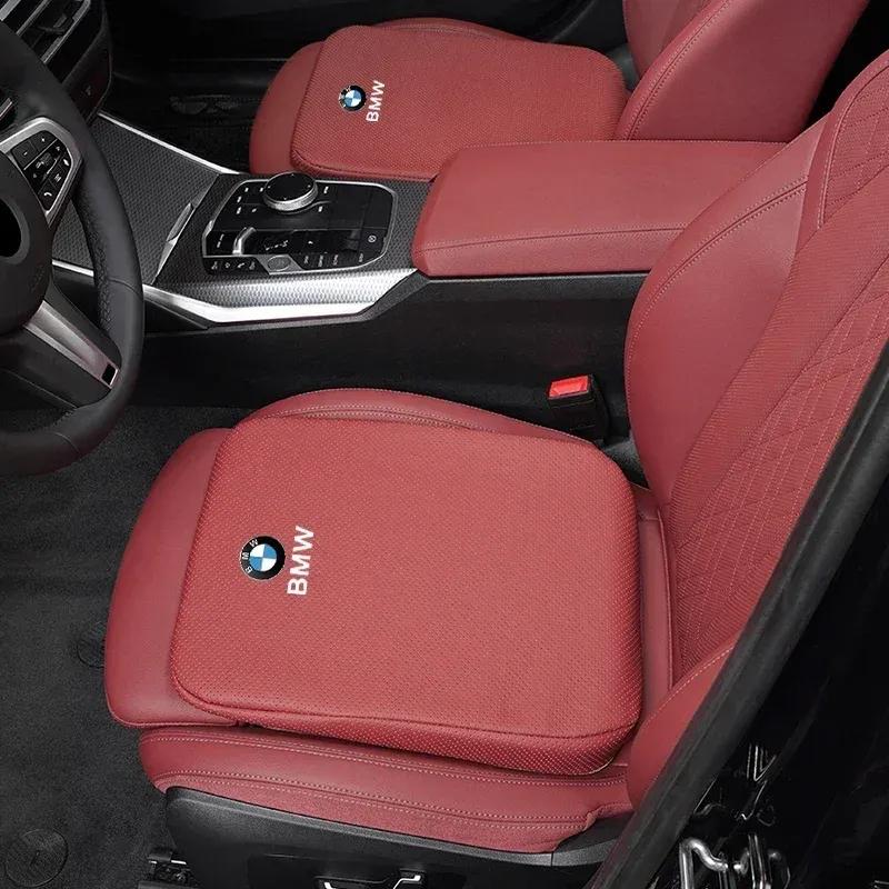 -Car Seat Height Increase Cushion Breathable Leather Pad For BMW 1 2 3 4 5 7 Series E46 E90 E60 F30 F10 E39 i3 i4 X1 X2 X3 X5 X4