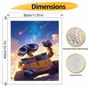 Disney WallE oil painting art handmade diy painting home decoration gift